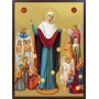 Icoana Maicii Domnului „Bucuria tuturor celor necăjiți” - aurită