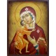 Icoana Maicii Domnului Feodorovskaia - cu patină de vechime