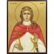 Icoana cu Sf. Mc. Agnia din Roma - fundal aurit