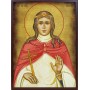 Icoana cu Sf. Agnia din Roma - aspect îmbătrânit autentic