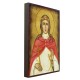 Icoana cu Sf. Agnia din Roma - aspect îmbătrânit autentic