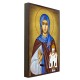 Icoana cu Sf. Anghelina - aspect îmbătrânit autentic