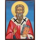 Icoana cu Sf. Mucenic Antipa - fundal albastru