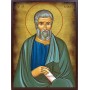 Icoana cu Sf. Rodion - patină de vechime adăugată