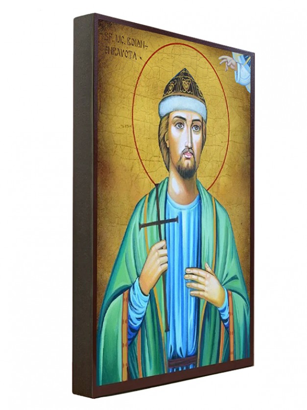 Icoana cu Sf. Boian-Enravota - aspect îmbătrânit autentic