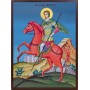 Icoana cu Sf. Mare Mucenic Dimitrie Izvorâtorul de Mir - manual lucrată