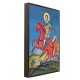 Icoana cu Sf. Mare Mucenic Dimitrie Izvorâtorul de Mir - manual lucrată
