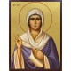 Icoana cu Sfânta Eva - aurie