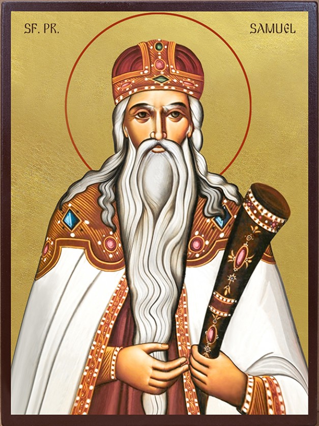 Icoana cu Sf. Pr. Samuel - fundal auriu