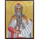Icoana cu Sf. Pr. Zaharia - fundal aurit
