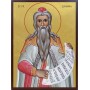 Icoana cu Sf. Pr. Zaharia - fundal aurit