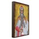Icoana cu Sf. Zaharia - patină de vechime adăugată