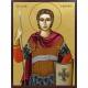 Icoana cu Sf. M. Mc. Procopie - fundal auriu