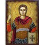 Icoana cu Sf. Procopie - patină de vechime adăugată