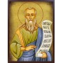 Icoana cu Sf. Elisei - aspect îmbătrânit autentic