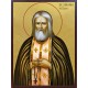 Icoana cu Sfântul Serafim de Sarov - fundal auriu