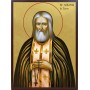Icoana cu Sfântul Serafim de Sarov - fundal auriu