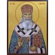 Icoana cu Sfântul Ier. Serafim (Sobolev) - fundal auriu