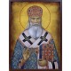 Icoana cu Sf. Serafim (Sobolev) - patinată