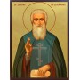 Icoana cu Sfântul Serghie de la Radonej - aurită