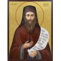 Icoana cu Sfantul Siluan Athonitul - aurită