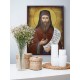 Icoana cu Sf. Siluan Athonitul - aspect învechit