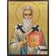 Icoana cu Sfantul Silvestru - aurită