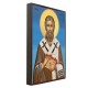 Icoana cu Sf. Mucenic Valentin, Episcopul Umbriei - fundal albastru