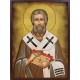Icoana cu Sf. Valentin, Episcopul Umbriei - fundal patinat
