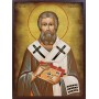 Icoana cu Sf. Valentin, Episcopul Umbriei - fundal patinat