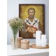 Icoana cu Sf. Valentin, Episcopul Umbriei - fundal patinat