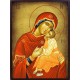 Icoana Maicii Domnului „Dulcea sărutare” (Glykophilousa) - cu patină de vechime