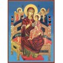 Icoana Maicii Domnului Pantanassa – izbăvitoarea de cancer -  lucru manual