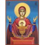 Icoana Maicii Domnului Potirul Nesecat - lucru manual