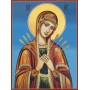 Icoana Maicii Domnului „cu șapte săgeţi” - lucru manual