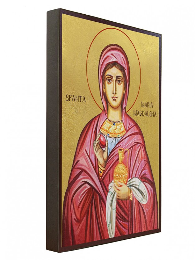 Icoana cu Sfânta Maria Magdalena - aurie