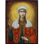 Icoana cu Sfânta Muceniță Valentina - aspect învechit