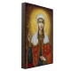 Icoana cu Sfânta Muceniță Valentina - aspect învechit