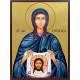 Icoana cu Sfânta Veronica - fundal auriu