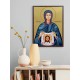 Icoana cu Sfânta Veronica - fundal auriu