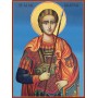 Icoana cu Sfântul Dumitru / Dimitrie - creată manual