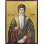 Icoana cu Sfântul Cuvios Ioan de la Rila - aurită