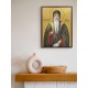 Icoana cu Sfântul Cuvios Ioan de la Rila - aurită
