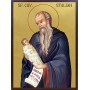 Icoana cu Sfântul Cuvios Stelian Paflagonul - aurie